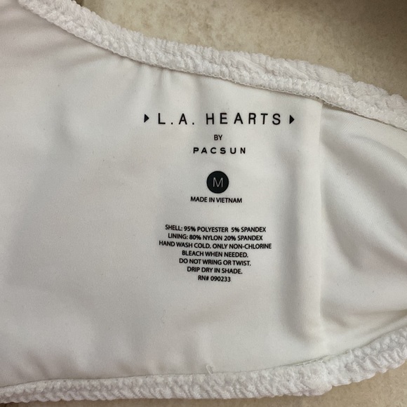 L.A. HEARTS BIKINI TOP - Picture 3 of 3